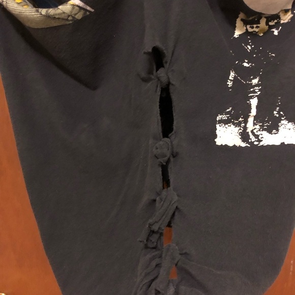 VINTAGE LED ZEPPELIN Altered Black Graphic Tee Top L XL Original Concert T Shirt - Picture 9 of 16